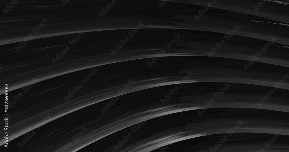 Poster abstract 4k background seamless loop of steel curves and texture with reflection of animated light a
