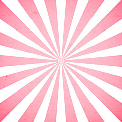 Pink sun rays background - Vector