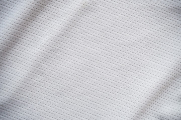 White sports jersey fabric texture background