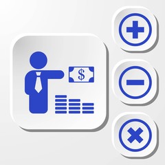 Business people team crowdy walk silhouette concept businesspeople group human resources over world map background vector icon