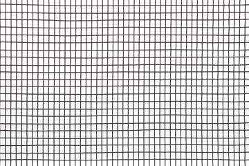 Steel mesh / Steel mesh on white background.