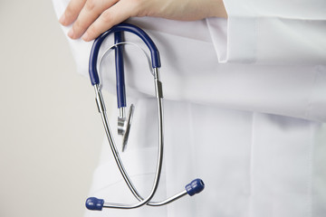 Medical background doctor with stethoscope 