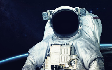 Astronaut mock-up. Elements furnished by NASA