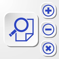 search icon stock vector illustration flat design