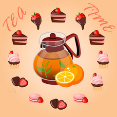 illustration of teapot