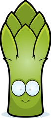 Cartoon Asparagus Smiling