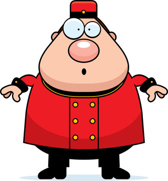 recommend clip art: Surprised Cartoon Bellhop