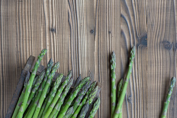 Hintergrund : Grüner Spargel