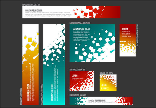 8 Abstract Design Banner Templates 2