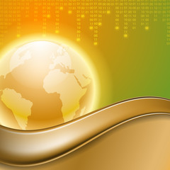 Beautiful orange rose flower background