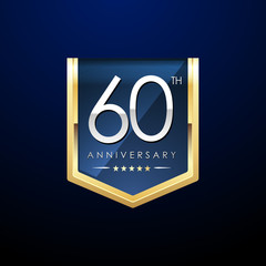 Anniversary gold shield