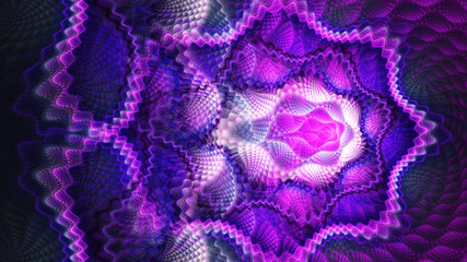 Scales. Patterns on fabric. Openwork crochet. 3D surreal illustration. Sacred geometry. Mysterious psychedelic relaxation pattern. Fractal abstract texture. Digital artwork graphic astrology magic