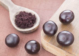 Acai berry powder - Euterpe oleracea