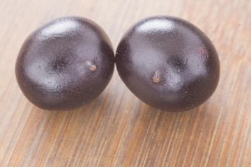 The amazon acai fruit - Euterpe oleracea