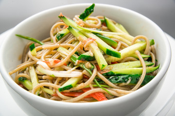 Healthy Homemade Pasta Salad with Tomatoes