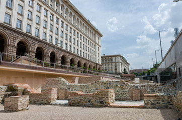 Fototapeta premium Archaeological complex Ancient Serdica in Sofia, Bulgaria