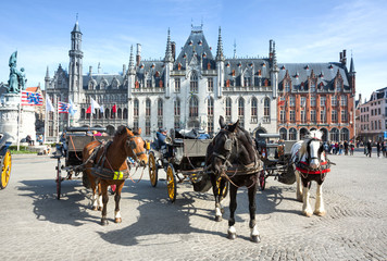 Place du marché de Bruges
