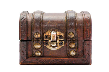 Old vintage treasure chest.