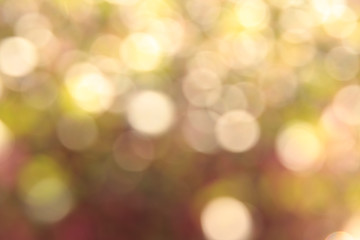 Fototapeta premium Blurred abstract circular light reflections (bokeh)