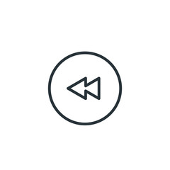 Left arrow vector icon