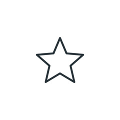 Star vector icon