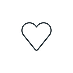 Naklejka na ściany i meble Heart vector icon