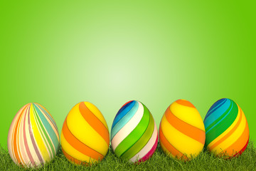 3d illustration easter egg