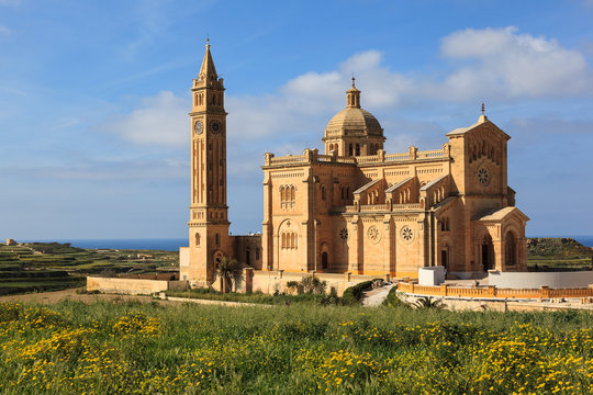 Ta Pinu Sanctuary, Gharb, Gozo Island. Malta