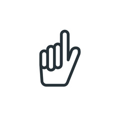 Hand vector icon