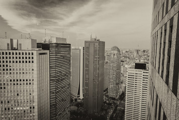 Modern skyline of Shinjuku, Tokyo - Japan