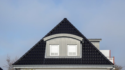 Giebel aus Zinkblech