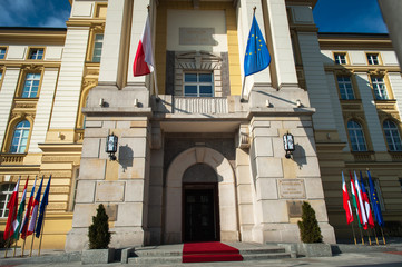 Fototapeta Kancelaria Prezesa Rady Ministrów w Warszawie obraz