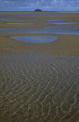 Sand bar Padstow Cornwall