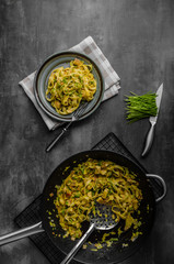 Creamy pasta with chicken