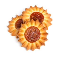 Group of cookies with jam