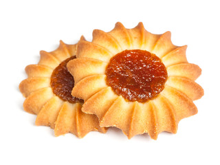 Group of cookies with jam