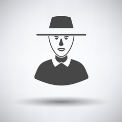 Cricket umpire icon