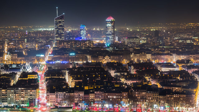 lumi&egrave;res sur Lyon