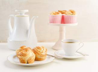 Fresh baked cruffins