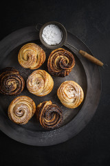 Fresh baked cruffins