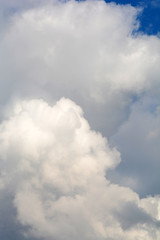 Background of dark clouds before a thunder-storm