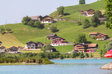 Lungern village, Switzerland