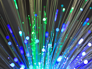 abstrect bacground multicolor fiber optics