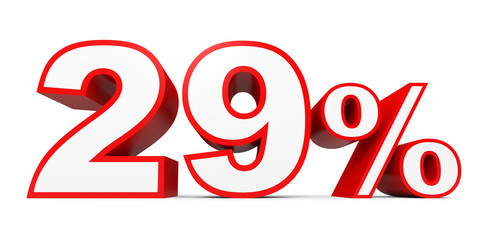 Twenty nine percent off. Discount 29 %.