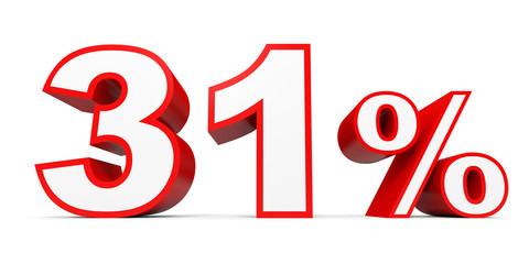 Thirty one percent off. Discount 31 %.