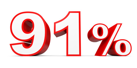 Ninety one percent off. Discount 91 %.