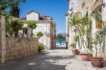 Naklejka premium Supetar - Korcula, Croatia