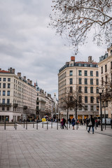 Fototapeta na wymiar Place de la République à Lyon