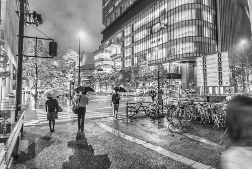 Osaka Streets On A Rainy Night Japan Wall Mural Wallpaper Murals Jovannig Osaka Streets On A Rainy Night Japan Wall Mural Wallpaper Murals Jovannig