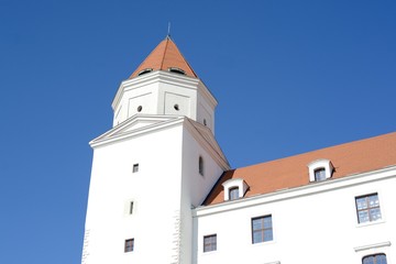 Fototapeta na wymiar Old Castle in Bratislava on a Sunny Day